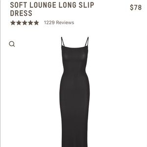 SKIMS soft lounge slip dress